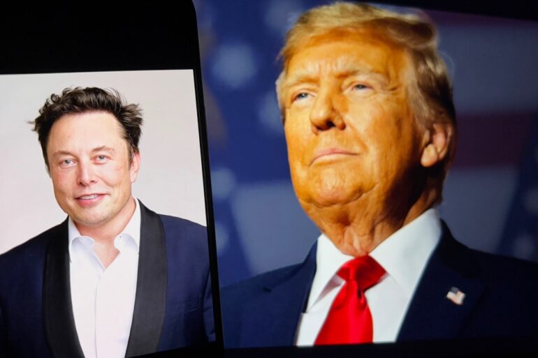 Elon Musk a Donald Trump. Zdroj: Shutterstock