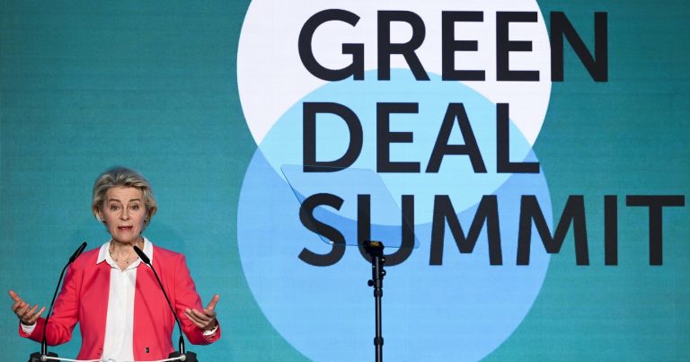 Ursula von der Leyenová na Green Deal Summitu v Praze