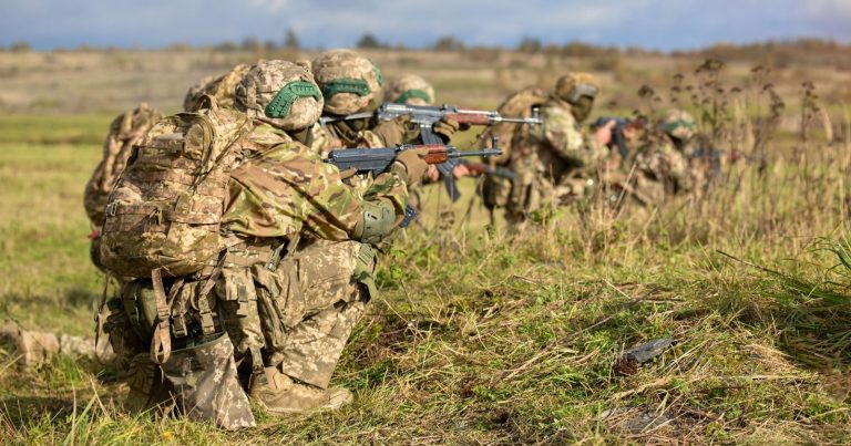 Ukrajinští vojáci
