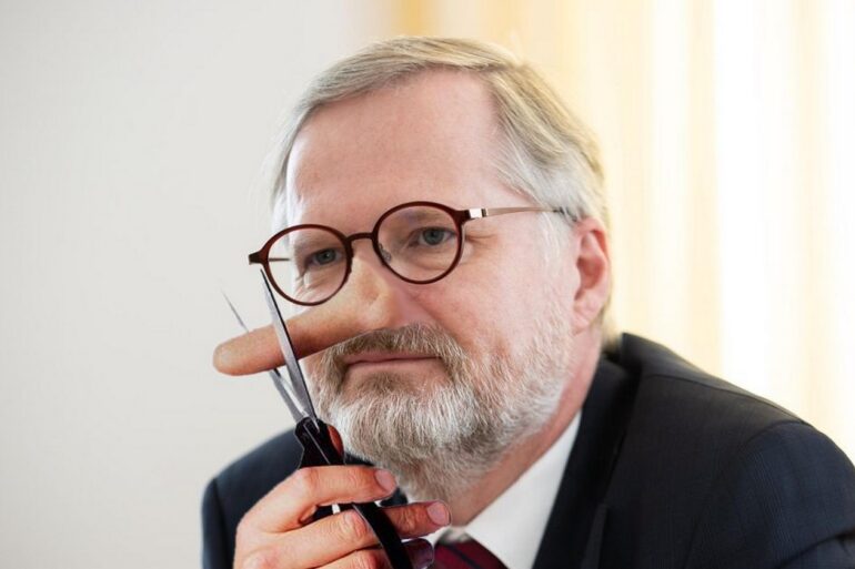 Petr Fiala na koláži Deníku TO