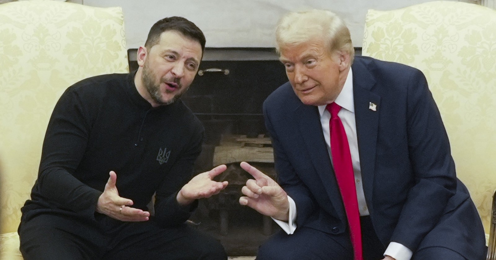 Volodymyr Zelenskyj a Donald Trump