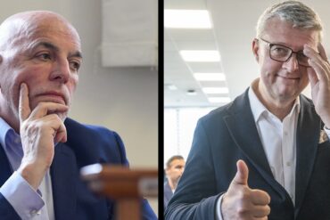 Zdeněk Šarapatka a Karel Havlíček na koláži Deníku TO