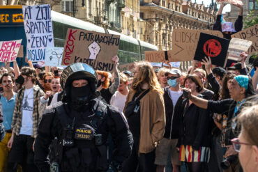 Aktivisté z Pochodu pro život