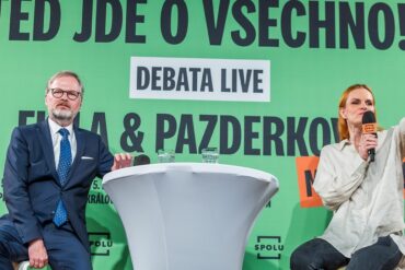 Petr Fiala a Iva Pazderková