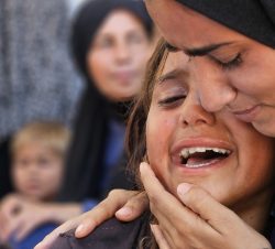 Truchlení Palestinek nad ztrátou svých bližních