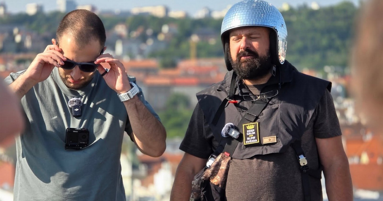 Mikael Oganesjan (vlevo) a Jaromír Petr, dlouholetý člen jeho gangu