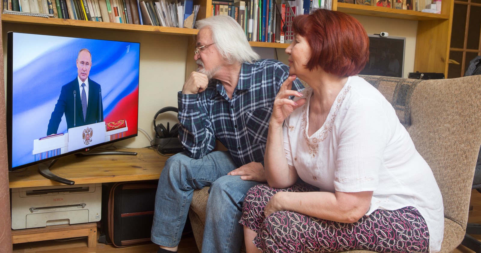 Ruská propaganda - ilustrační foto