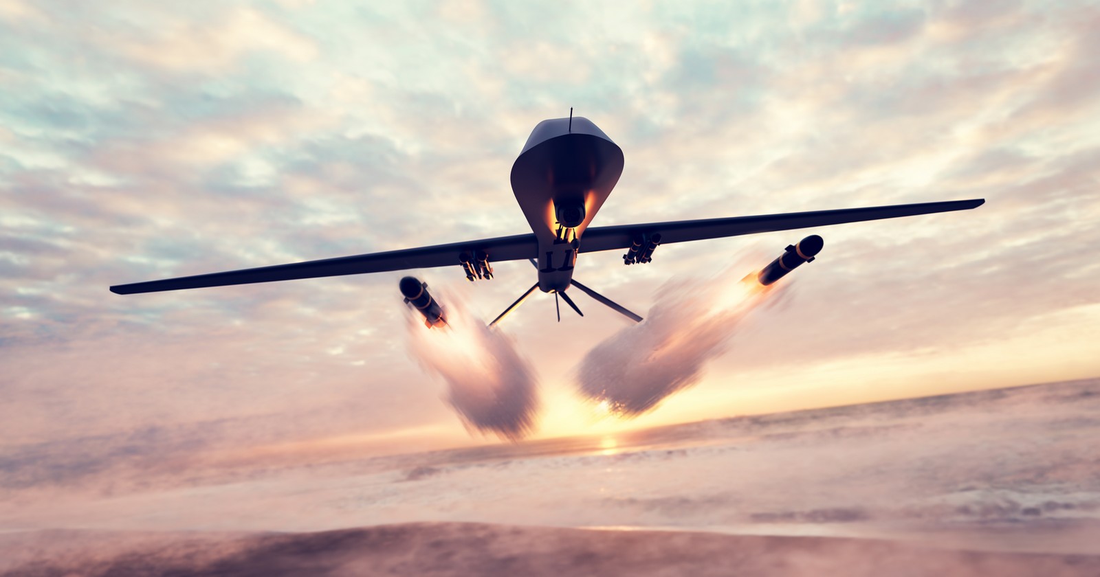 Raketový útok - ilustrační foto