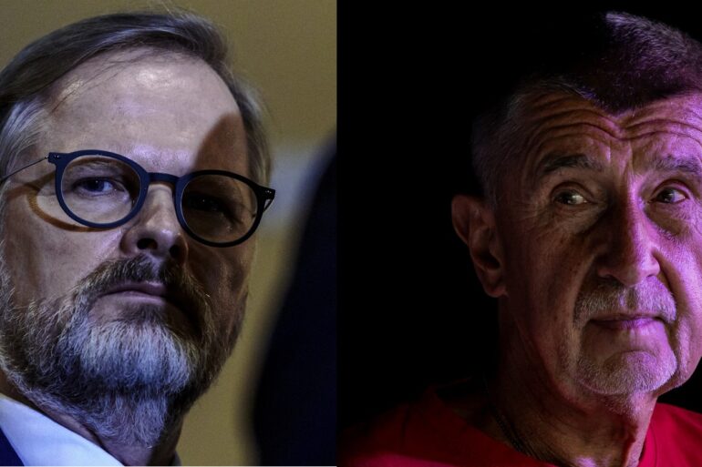 Petr Fiala versus Andrej Babiš