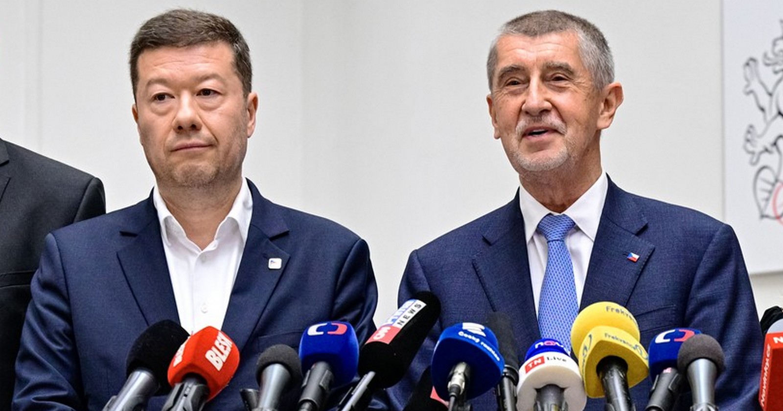 Tomio Okamura a Andrej Babiš
