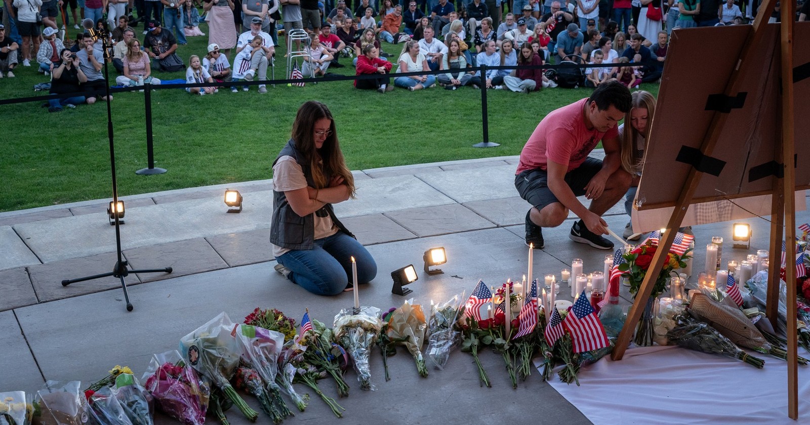 Tryzna pro zavražděného Charlieho Kirka