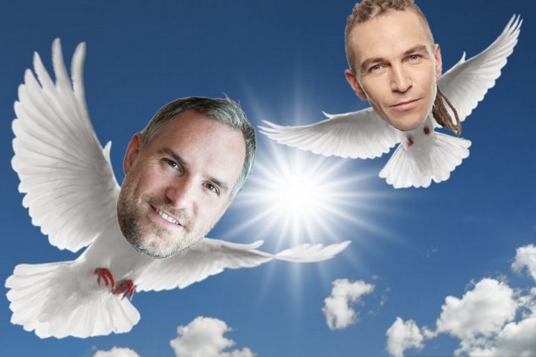 Pirátské holubičky na koláži Deníku TO