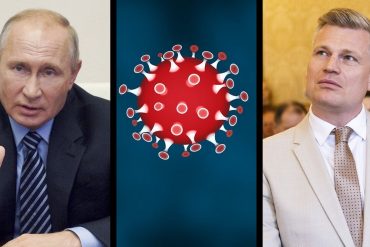 Putin, covid a Turek na koláži Deníku TO