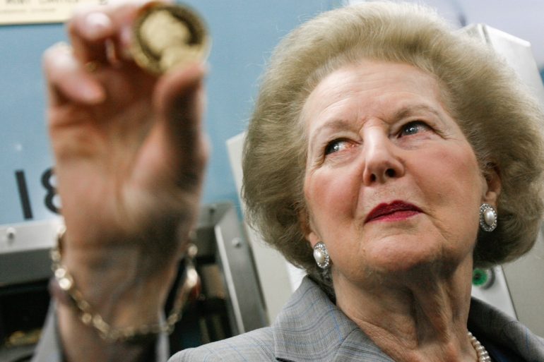 Bývalá premiérka Velké Británie Margaret Thatcherová