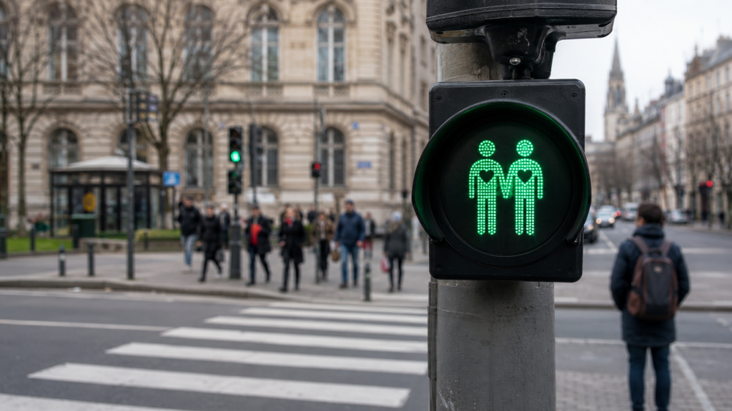 Deset let boje za homosexuální semafory. A vy jste si mysleli, že Brusel už nemá co vymýšlet | Deník TO