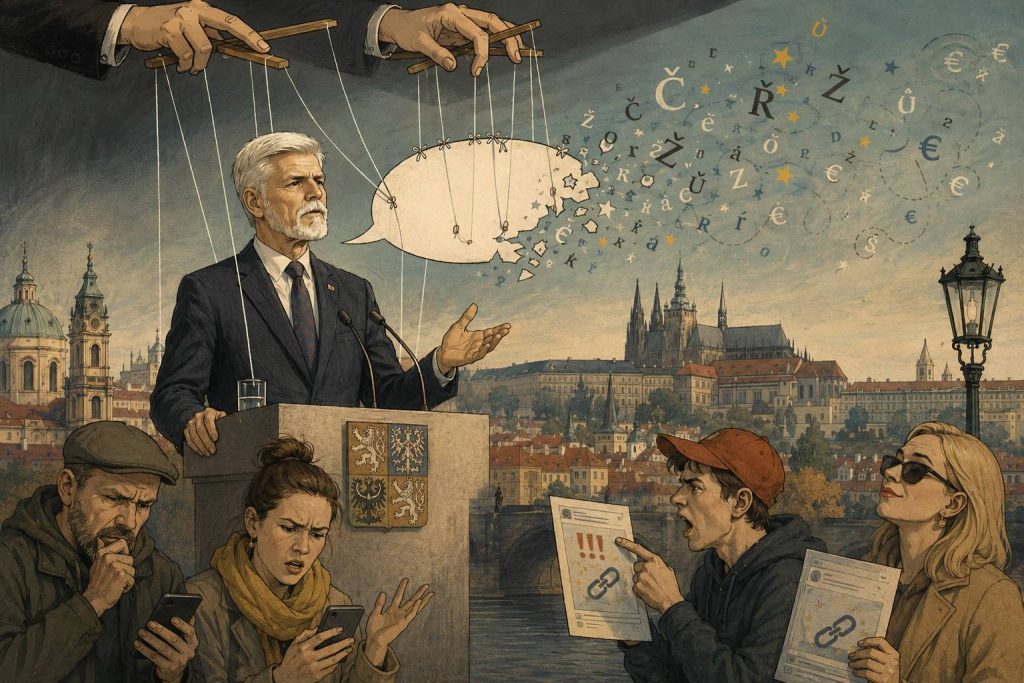 Kdo je tady dezinformátor? Falešný projev Pavla o zrušení češtiny odhalil víc, než měl | Deník TO